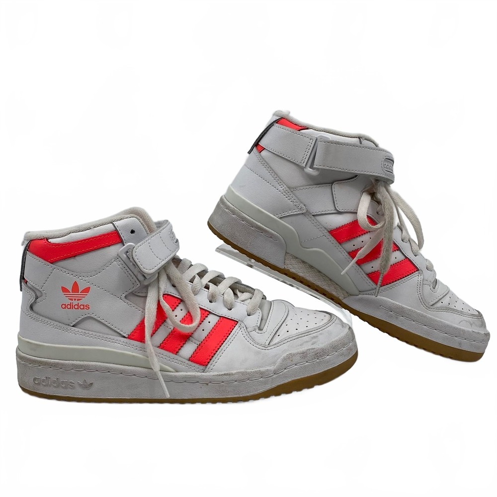 Adidas White Pink Forum Mid Sneakers | Women’s US 8.5
